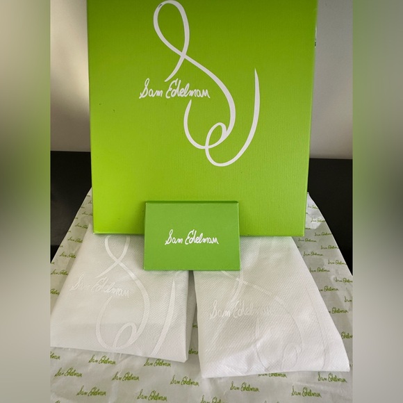 Sam Edelman Women’s Black Patent Slingback Mary Jane Pump size 6 1/2 - Picture 12 of 14